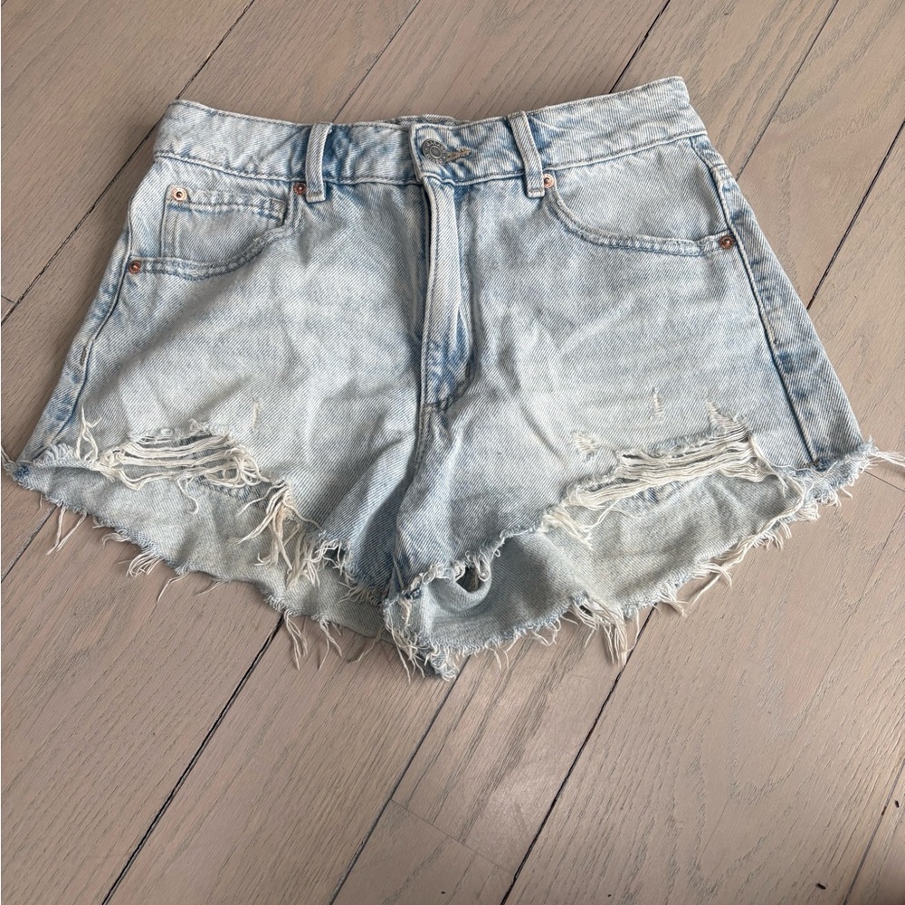 Garage jean shorts
